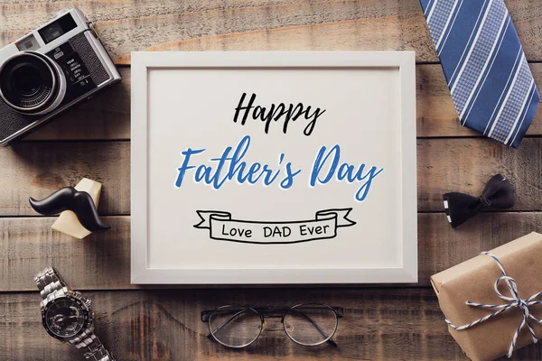 Happy Fathers Day Háttér Koncepció Kávé Csésze Díszített Csokornyakkendő Nyakkendő — Stock Fotó
