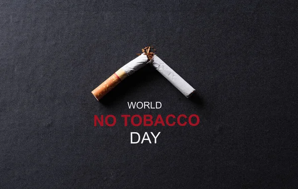 World Tobacco Day Concept Mai Mise Point Douce Cesser Fumer — Photo