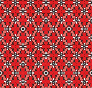 renkli çiçek sorunsuz vektör desen