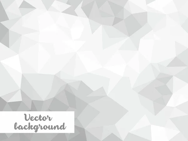 Fondo Poligonal Vectorial Gris — Vector de stock