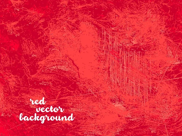 Texture Vectorielle Grunge Rouge — Image vectorielle