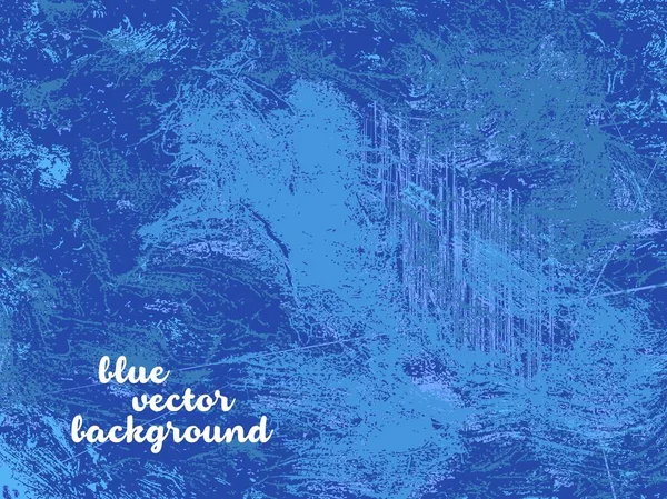 Blue Grunge Vektor Hintergrund — Stockvektor