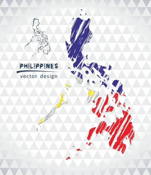 Map Philippines Hand Drawn Sketch Pen Map Vector Illustration Vector Graphics