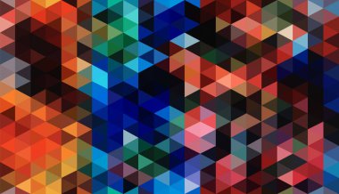 renkli blok desen çokgen stilini arka plan