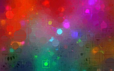 renkli soyut yaratıcı arkaplan