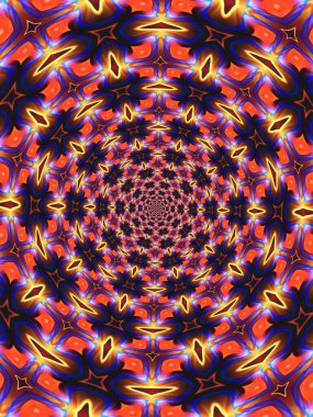 Renkli arka plana sahip yaratıcı soyut tasarım kavramı