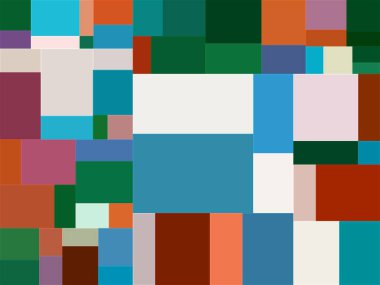 Renkli arka plana sahip yaratıcı soyut tasarım kavramı