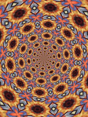 Renkli arka plana sahip yaratıcı soyut tasarım kavramı