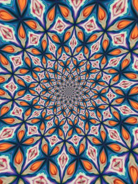 Renkli arka plana sahip yaratıcı soyut tasarım kavramı