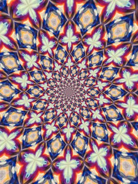 Renkli arka plana sahip yaratıcı soyut tasarım kavramı