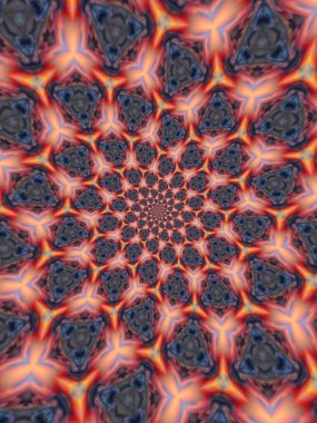 Renkli arka plana sahip yaratıcı soyut tasarım kavramı