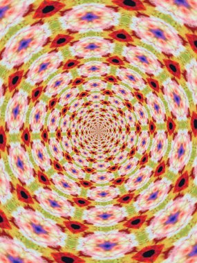 Renkli arka plana sahip yaratıcı soyut tasarım kavramı