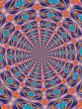 Renkli arka plana sahip yaratıcı soyut tasarım kavramı