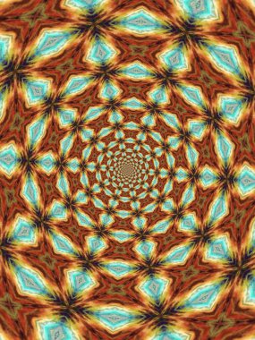 Renkli arka plana sahip yaratıcı soyut tasarım kavramı