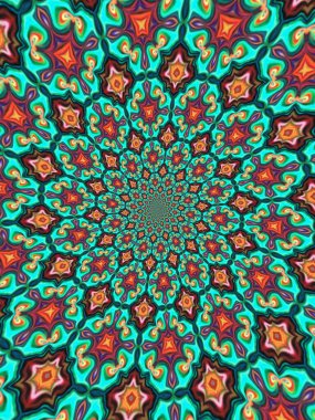 Renkli arka plana sahip yaratıcı soyut tasarım kavramı