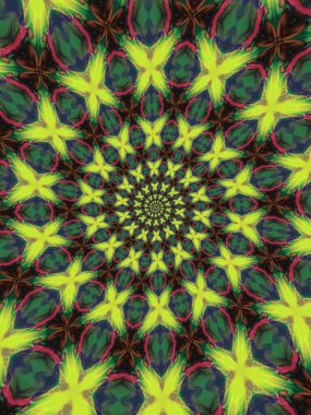 Renkli arka plana sahip yaratıcı soyut tasarım kavramı