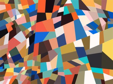 Renkli arka plana sahip yaratıcı soyut tasarım kavramı