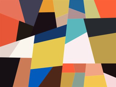 Renkli arka plana sahip yaratıcı soyut tasarım kavramı