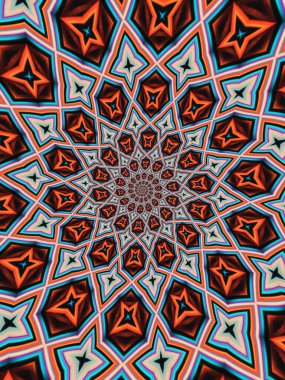 Renkli arka plana sahip yaratıcı soyut tasarım kavramı