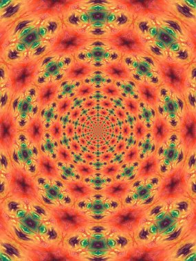 Renkli arka plana sahip yaratıcı soyut tasarım kavramı