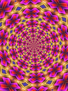 Renkli arka plana sahip yaratıcı soyut tasarım kavramı