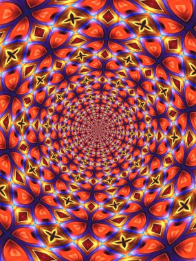 Renkli arka plana sahip yaratıcı soyut tasarım kavramı