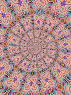 Renkli arka plana sahip yaratıcı soyut tasarım kavramı