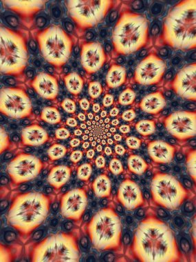 Renkli arka plana sahip yaratıcı soyut tasarım kavramı