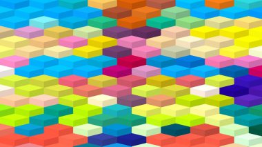 Renkli arka plana sahip yaratıcı soyut tasarım kavramı