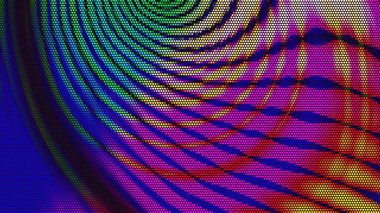 Renkli arka plana sahip yaratıcı soyut tasarım kavramı