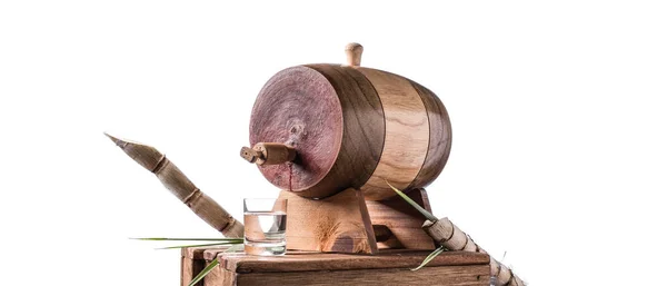 Şeker kamışı likörü Geleneksel Brezilya Cachaa Alkolik içkisi