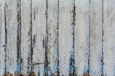 Beyaz boya soyulmuştu ile dikey ahşap plakalar. Arka plan, doku