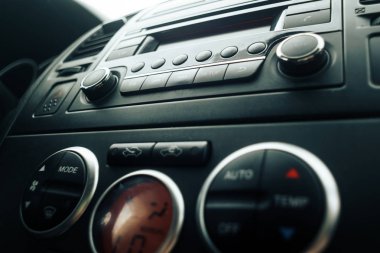 Pano, araba iç. Arabanın iç