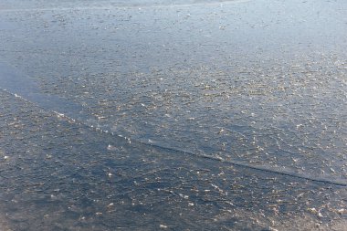 Buz Gölü, su buz. Doku, arka plan. Ücretsiz boşaltmak