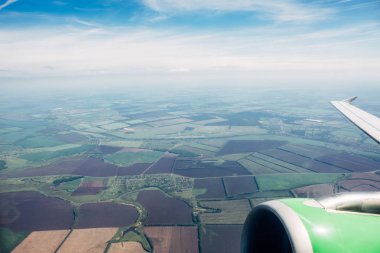 Uçak penceresinden görüntüle