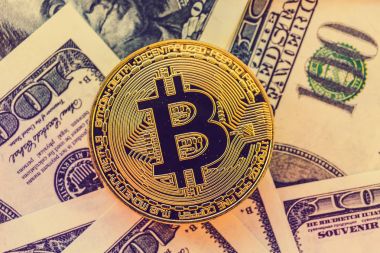 Bize dolar altın Bitcoin arka plan