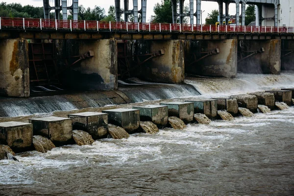 Vízenergia szivattyús tárolás erőmű — Stock Fotó