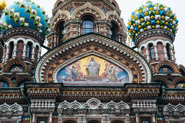 Savior on Spilled Blood is orthodox church in St. Petersburg — Stock Photo, Image
