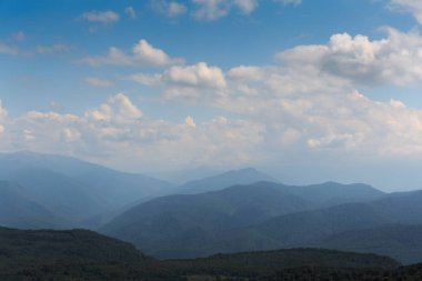 Dağ manzarası, retro tonda