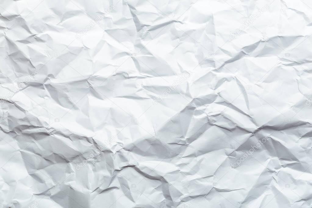 Crumpled paper background texture for usage in design