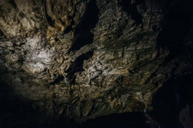 Yeraltı mağara tavanda