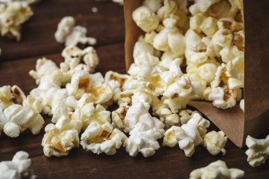 Patlamış mısır makro atış kapatın