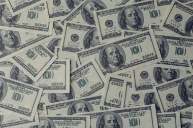 Para arka plan, Amerikan yüz doları banlnotes faturaları.