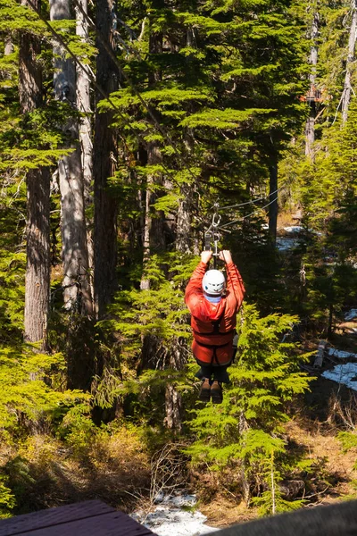 ZIP çizgiyi tarafından orman adam