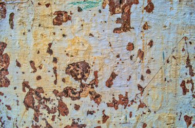 Parçası soyut ışık mavi boyalı kırık duvar veya hafif mavi renkli eski taş yüzeyi farklı tür uygulama için