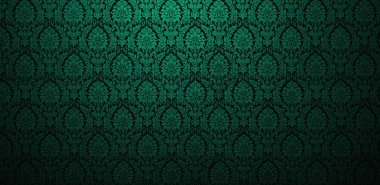 Süs duvar kağıdı kiremitli çiçek ve yaprakları desen veya doku yararlı bir vignetted arka plan ve degrade arka plan olarak renkli veya soyut yüzey parçası