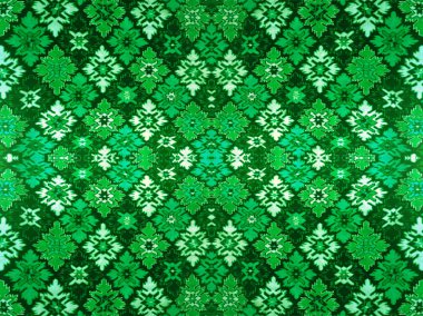 Dekoratif Halı yeşil mavi kırmızı pembe gri menekşe sarı turuncu bordo siyah beyaz turkuaz veya kiremitli rhombus yaprakları desen, kar tanesi doku arka plan olarak yararlı soyut yüzey parçası