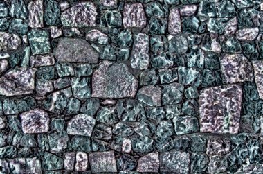 Eski nehir taşları doku beyaz gri kahverengi siyah yeşil mavi kireç sarı turuncu kestane rengi mor pembe turkuaz renkli arka plan, taş mozaik yüzey farklı türü ile tuğla duvar parçası