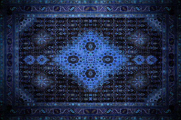 Персидская ковровая текстура. Ромб, традиционная восточная текстура. бирюзово-зеленый сине-коричневый лимонно-желто-фиолетовый оттенок, полезный в качестве фона — стоковое фото