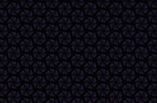 Patrón geométrico oscuro abstracto de prismas. Textura de rejilla de geometría. Prisma flores figuras fondo. Negro marrón verde azul rojo granate naranja amarillo oro y rosa violeta tonificado —  Fotos de Stock